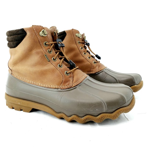 Sperry Top Sider Men’s Size 8 M Avenue Duck Boot Tan Brown STS 12126 Waterproof - Picture 1 of 10